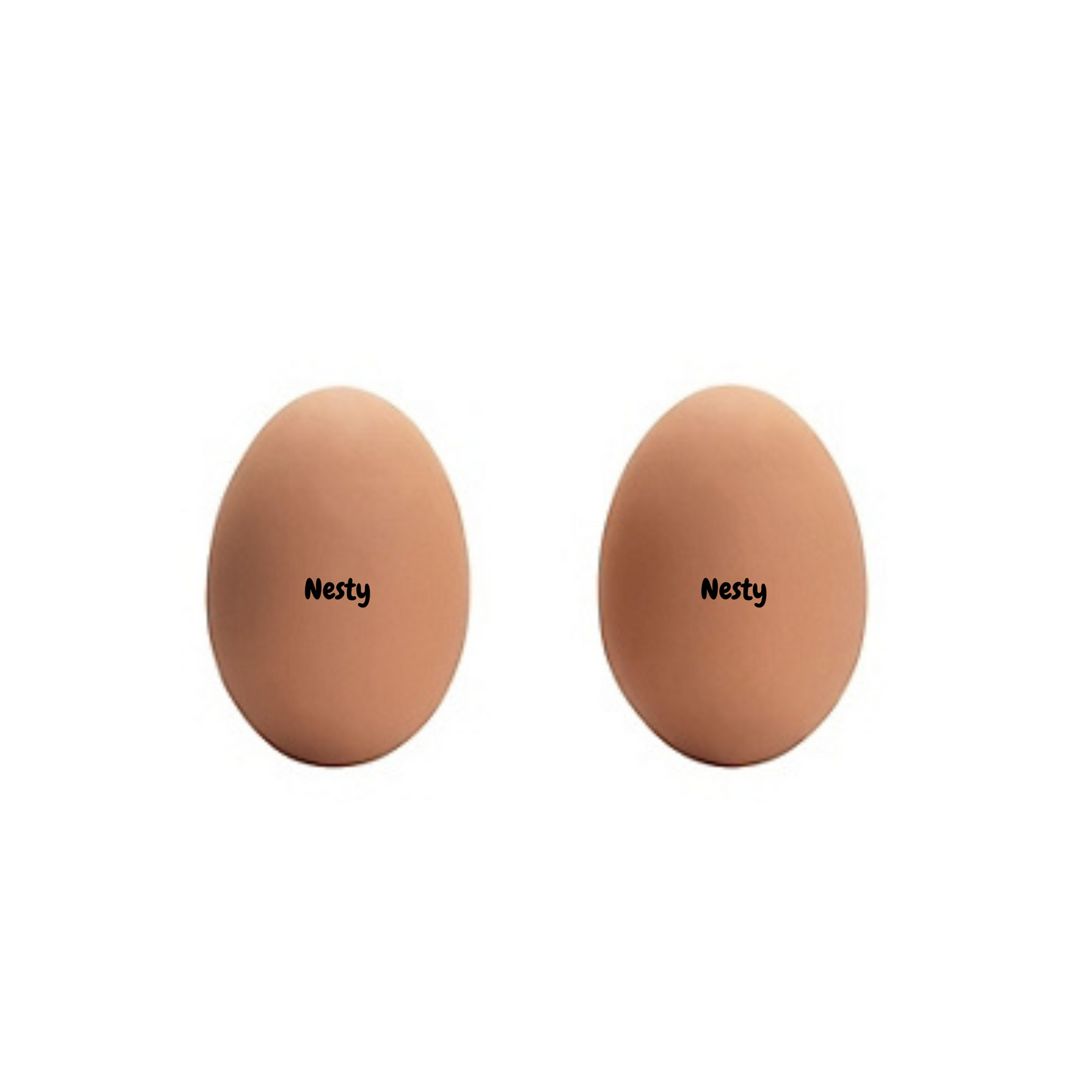 Nesty Brown Ceramic Eggs