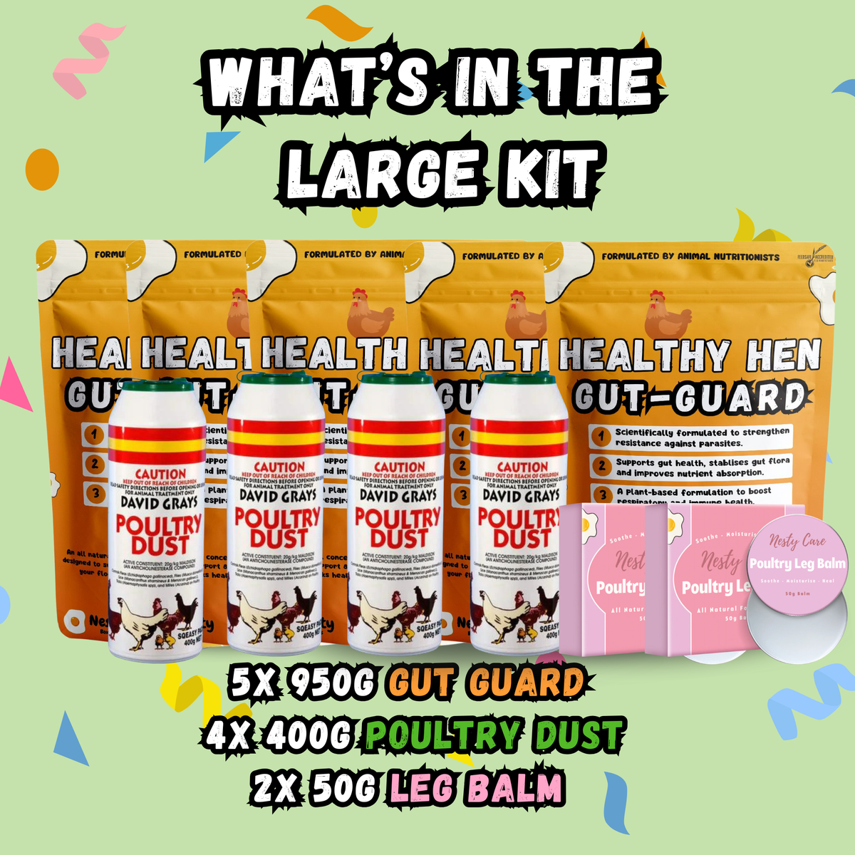 Poultry Dust and Recovery Kit Bundle