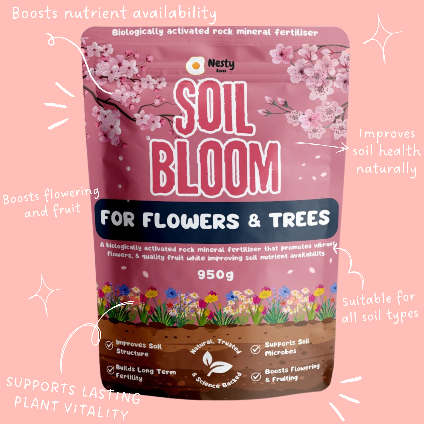 Soil Bloom - Flower & Fruit Fertiliser 950g