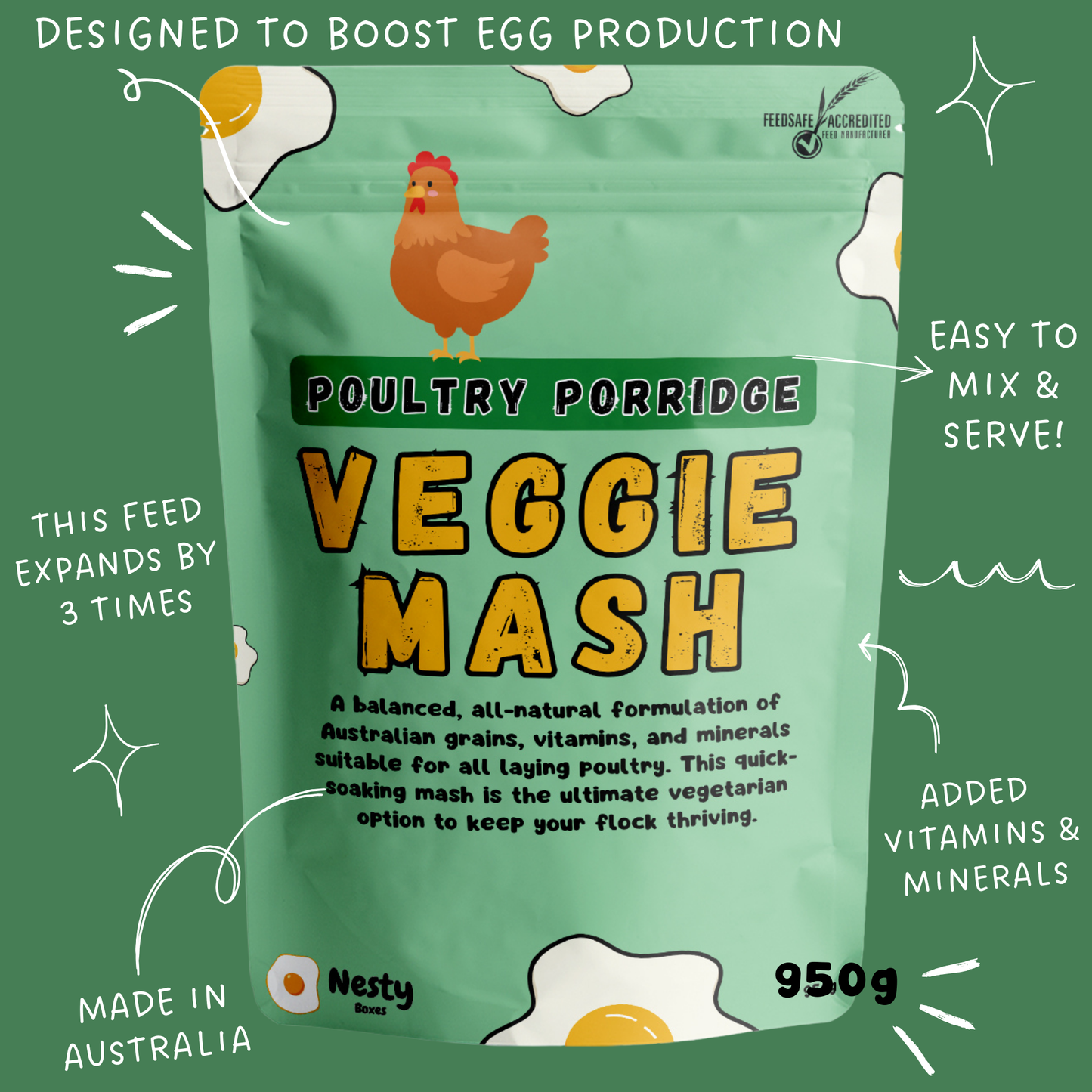 Nesty Poultry Veggie Mash