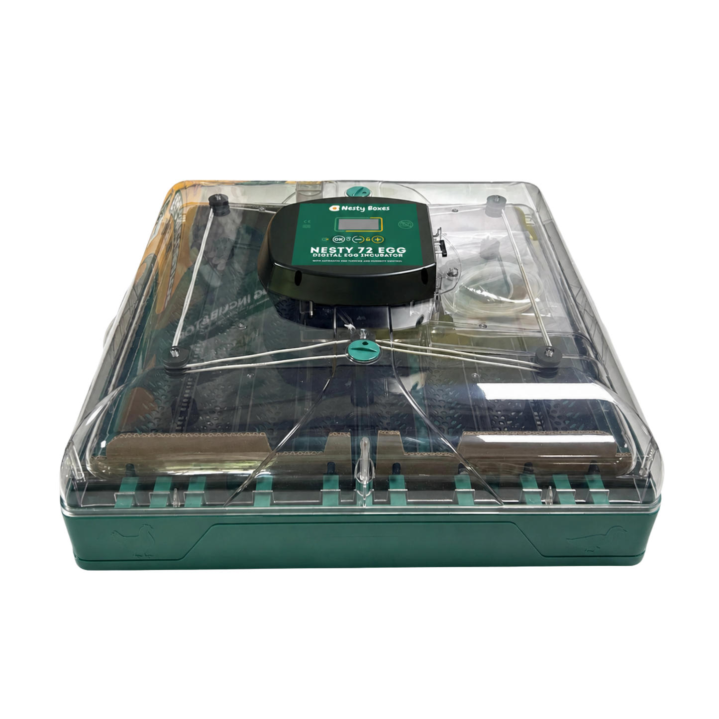 72 Egg Incubator for Chicken Eggs with Automatic Turning and Humidity Control