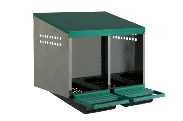 Buy Internal Rollaway Nesting Box Double | Nesty Boxes