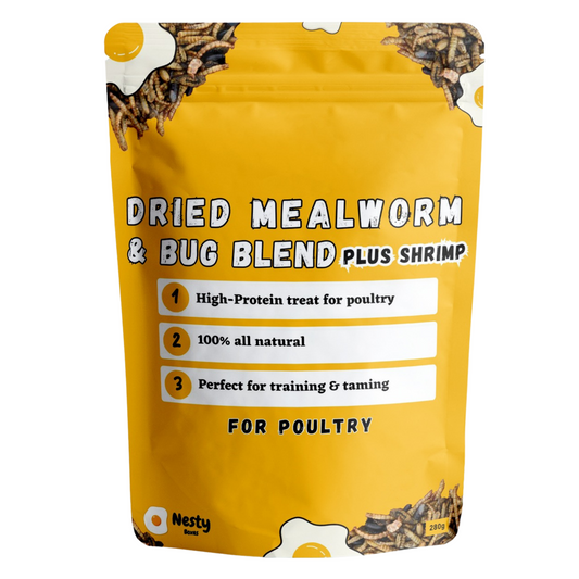 Nesty Dried Mealworm and Bug Blend