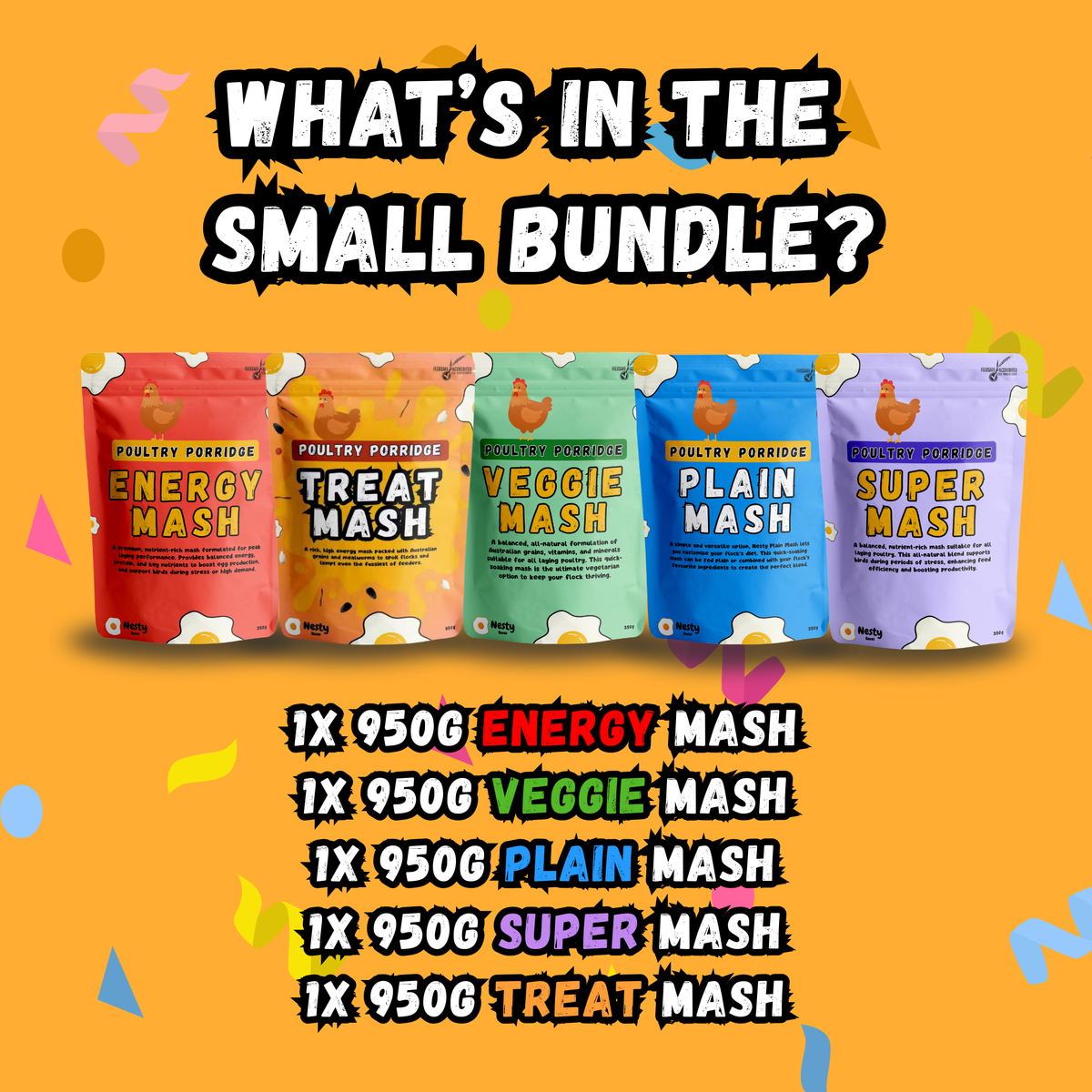 Poultry Mash Bundle – Nutritious Feed for Healthy Backyard Flocks ...