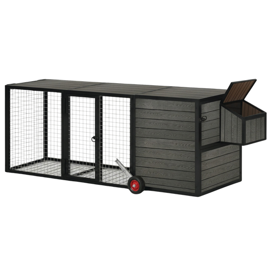Nesty Wood-Plastic Composite Portable Chicken Coop
