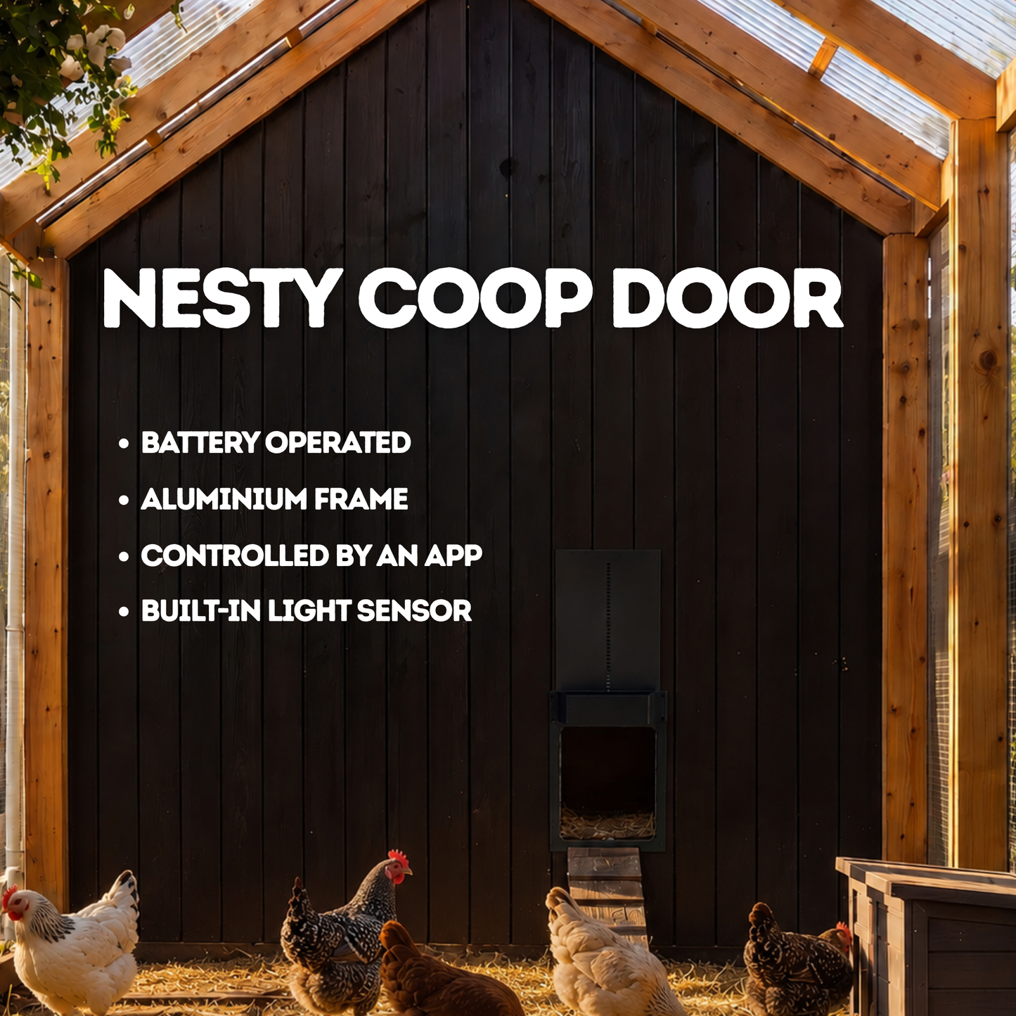 Nesty Smart Automatic Coop Door