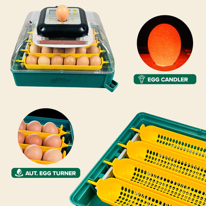 24 Egg Incubator for Chicken Eggs with Automatic Egg Turning