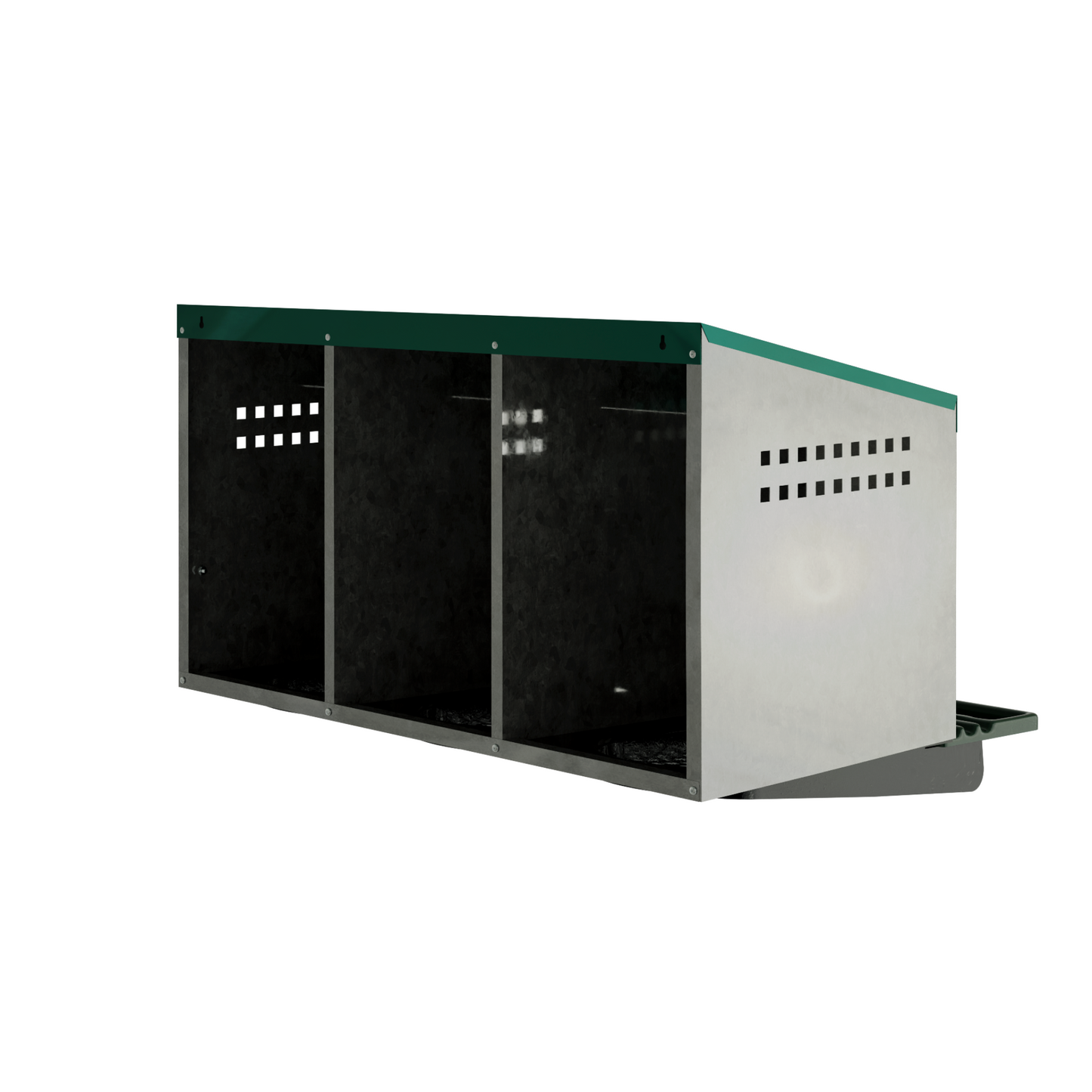 External Rollaway Nesting Box Triple