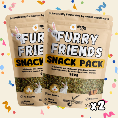 Furry Friends Snack Pack 2 For 1