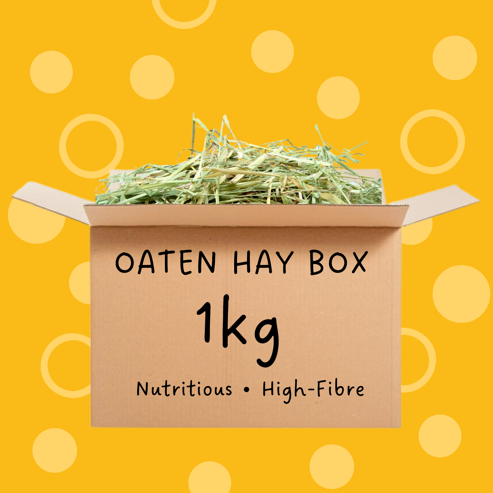 Oaten Hay for Guinea Pigs & Rabbits 1kg