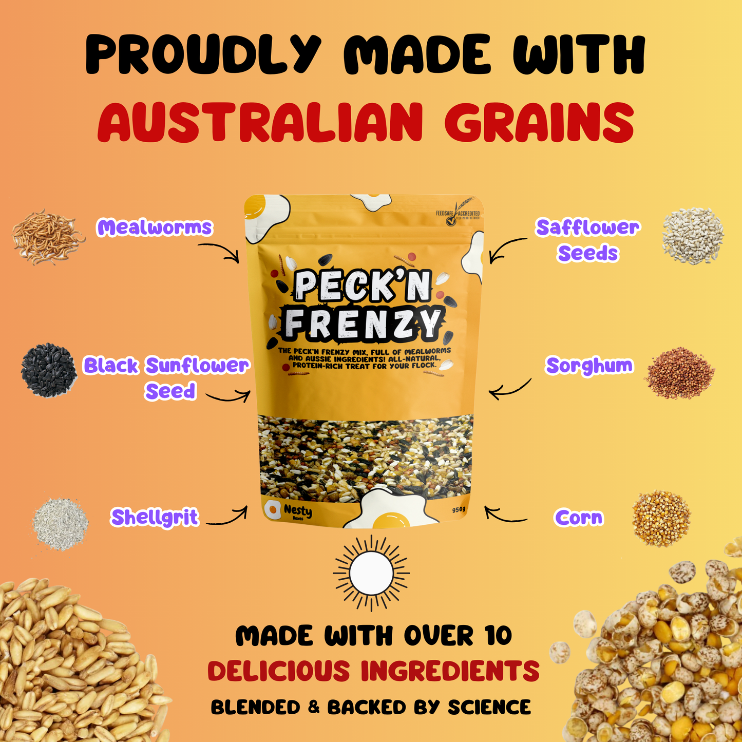 Peck'N Frenzy Poultry Treat Mix