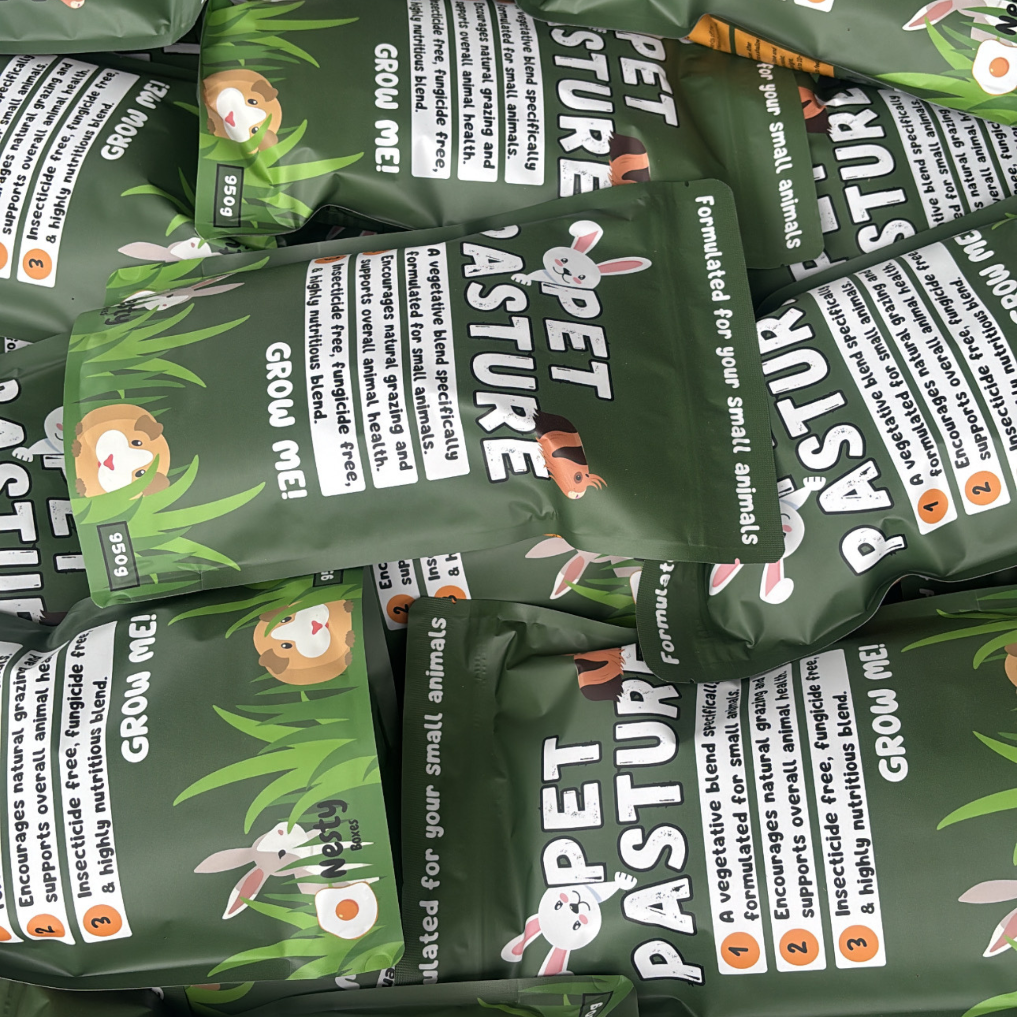 Pet Pasture Sowing Blend for Rabbits & Guinea Pigs | Nesty Boxes