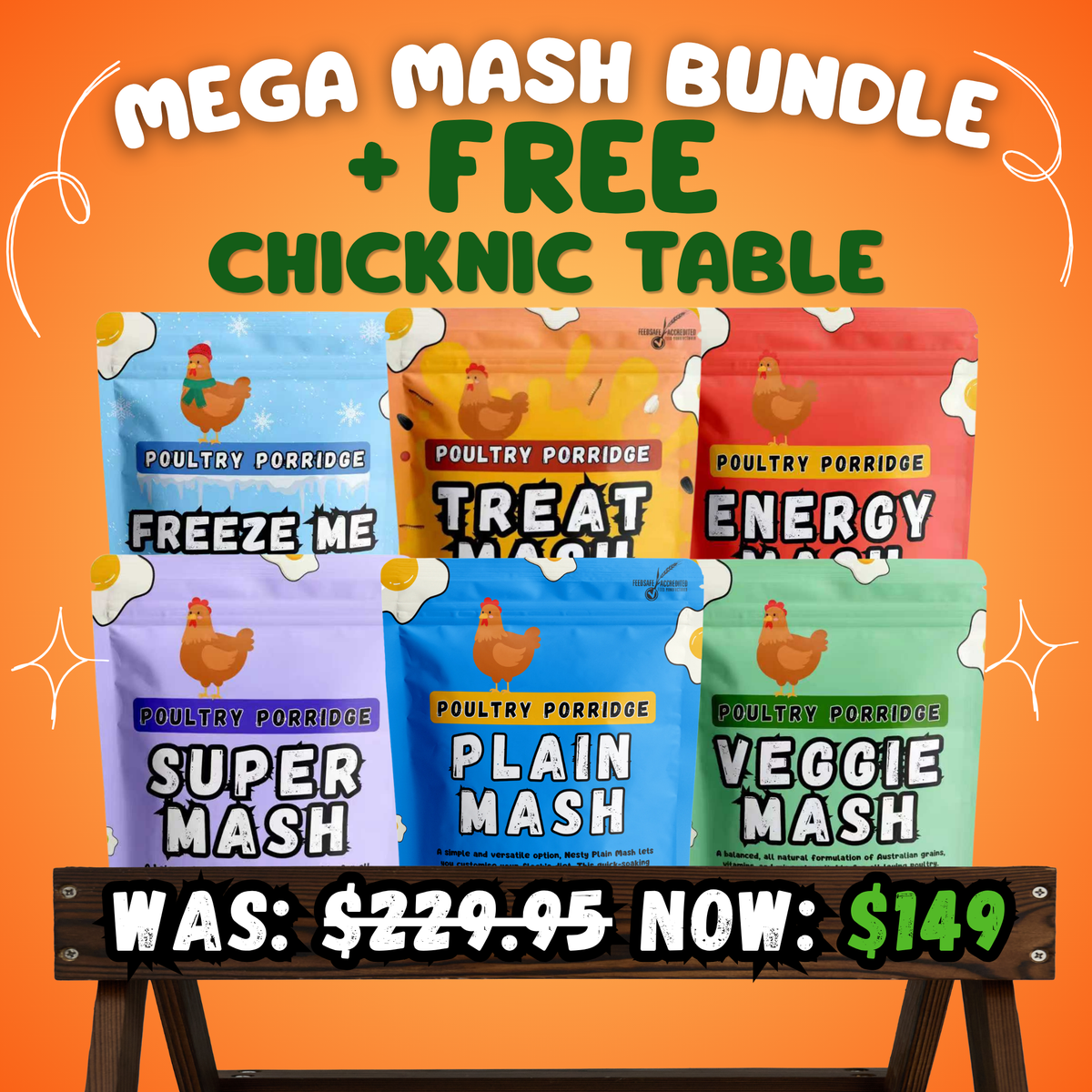 Chicknic Table + Mash Bundle