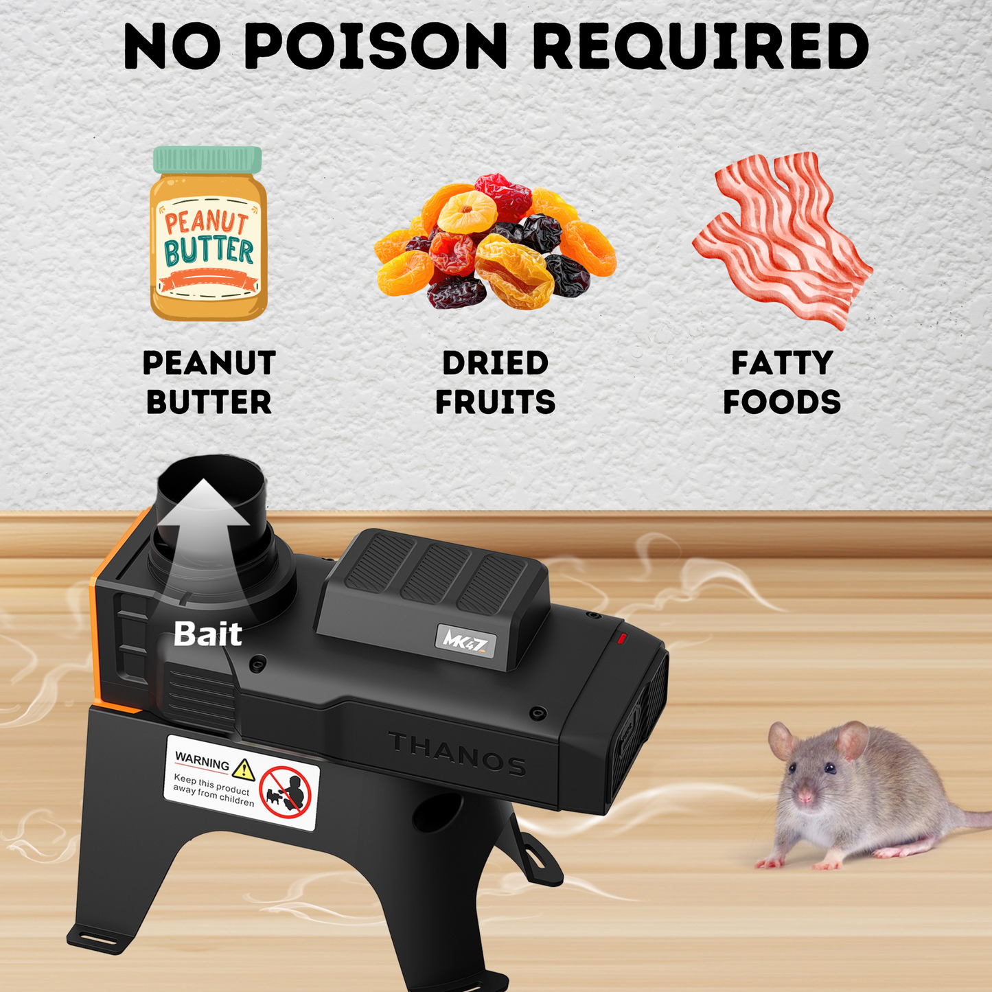 Automatic Rat Trap with Safety Tunnel