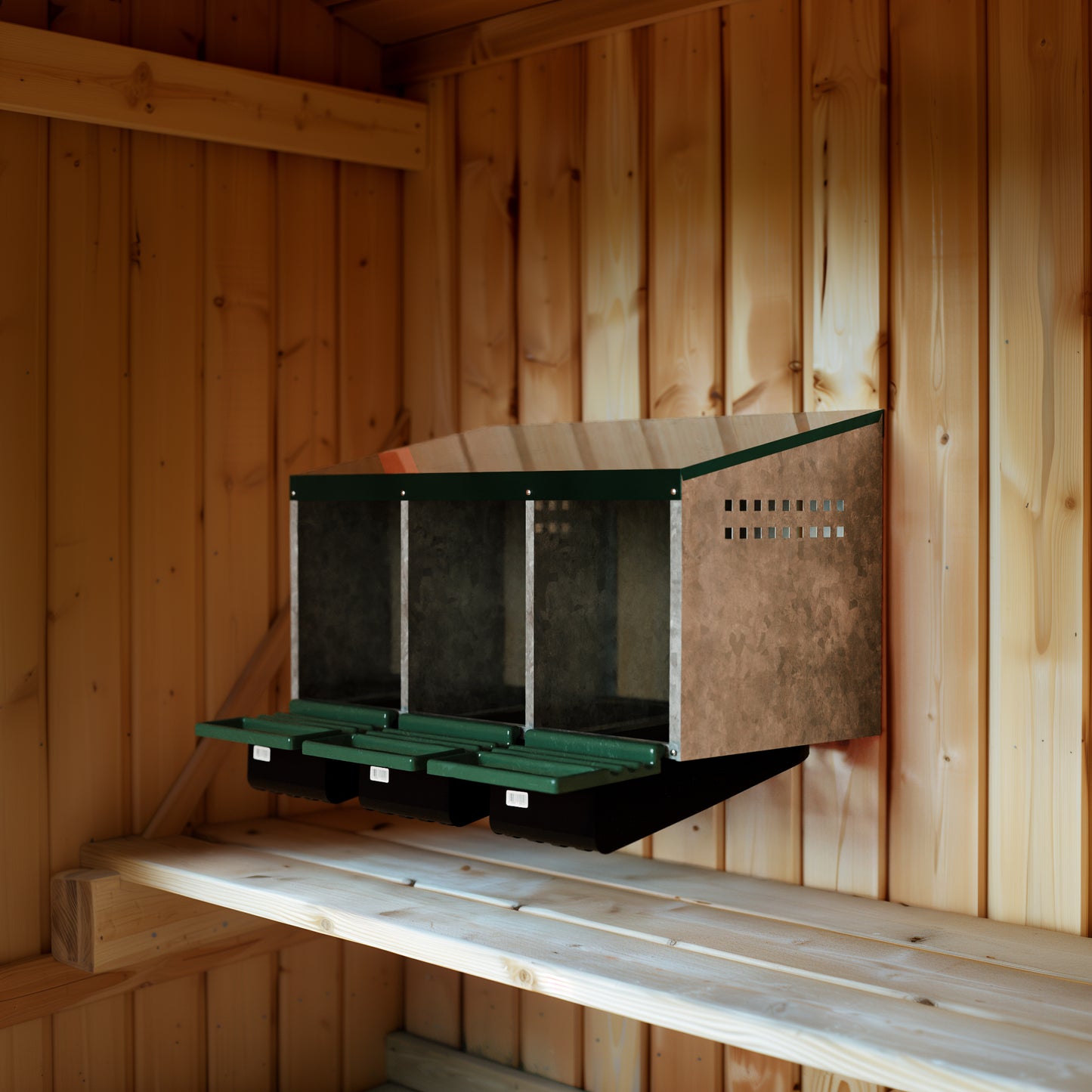 Internal Rollaway Nesting Box Triple