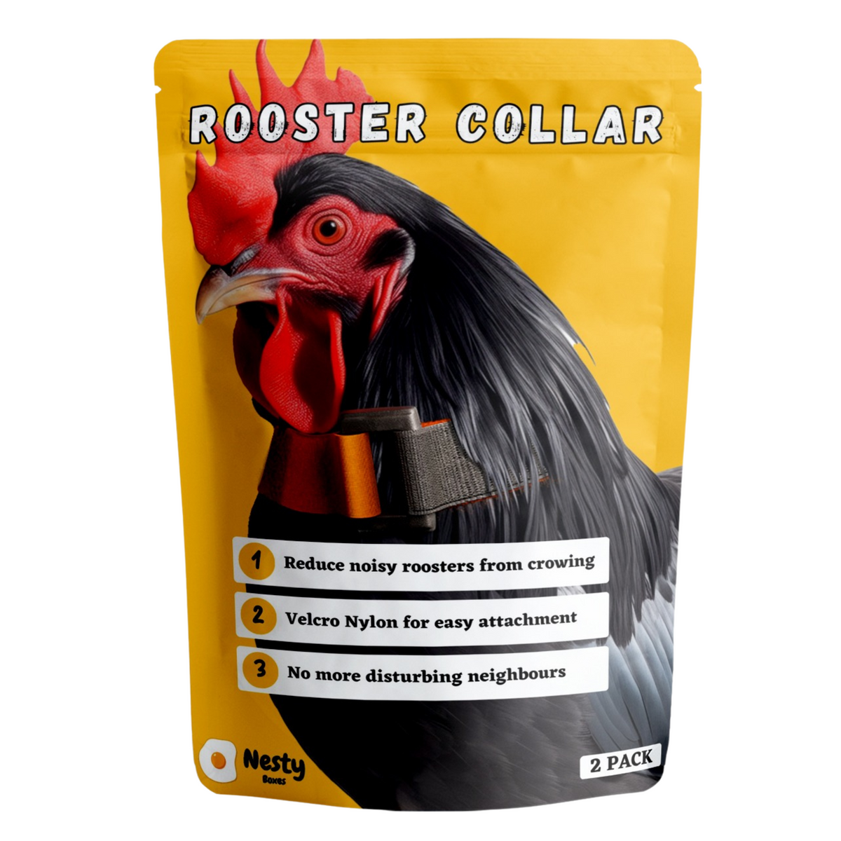 Nesty Anti-Crow Collar | Reduce Rooster Noise Safely – Nesty Boxes