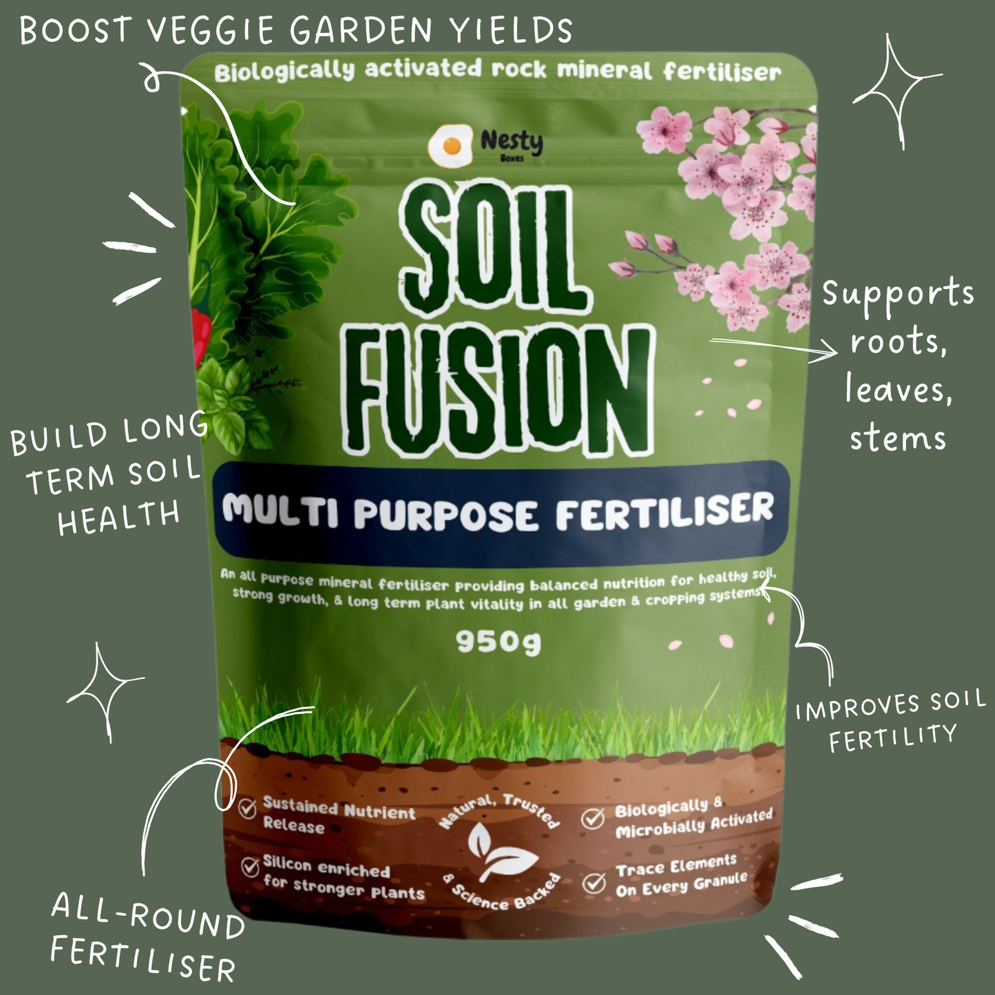 Soil Fusion Multi-Purpose Fertiliser 950g