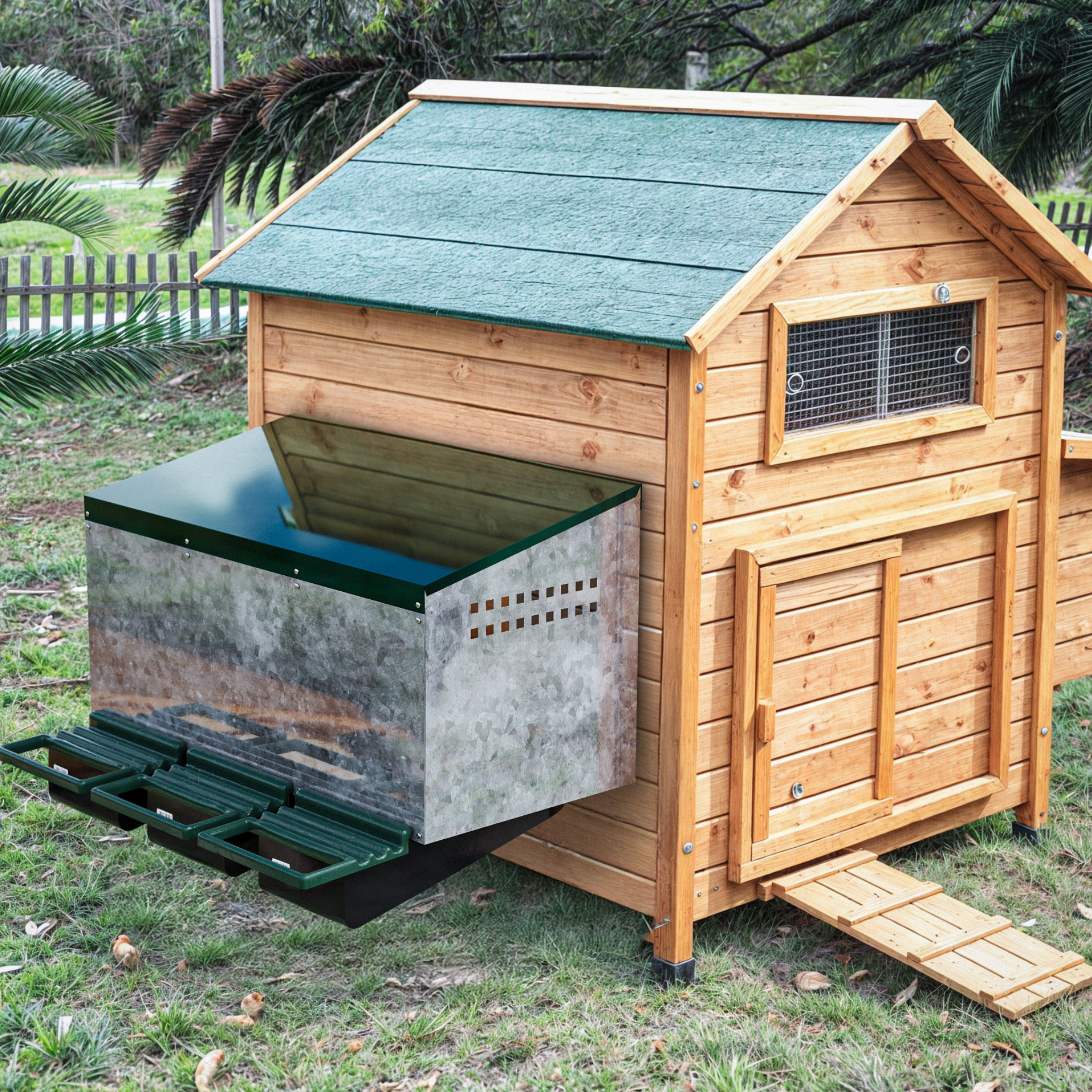 External Rollaway Nesting Box Triple