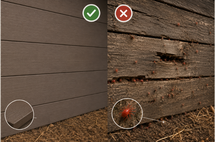 Fewer Places For Mites