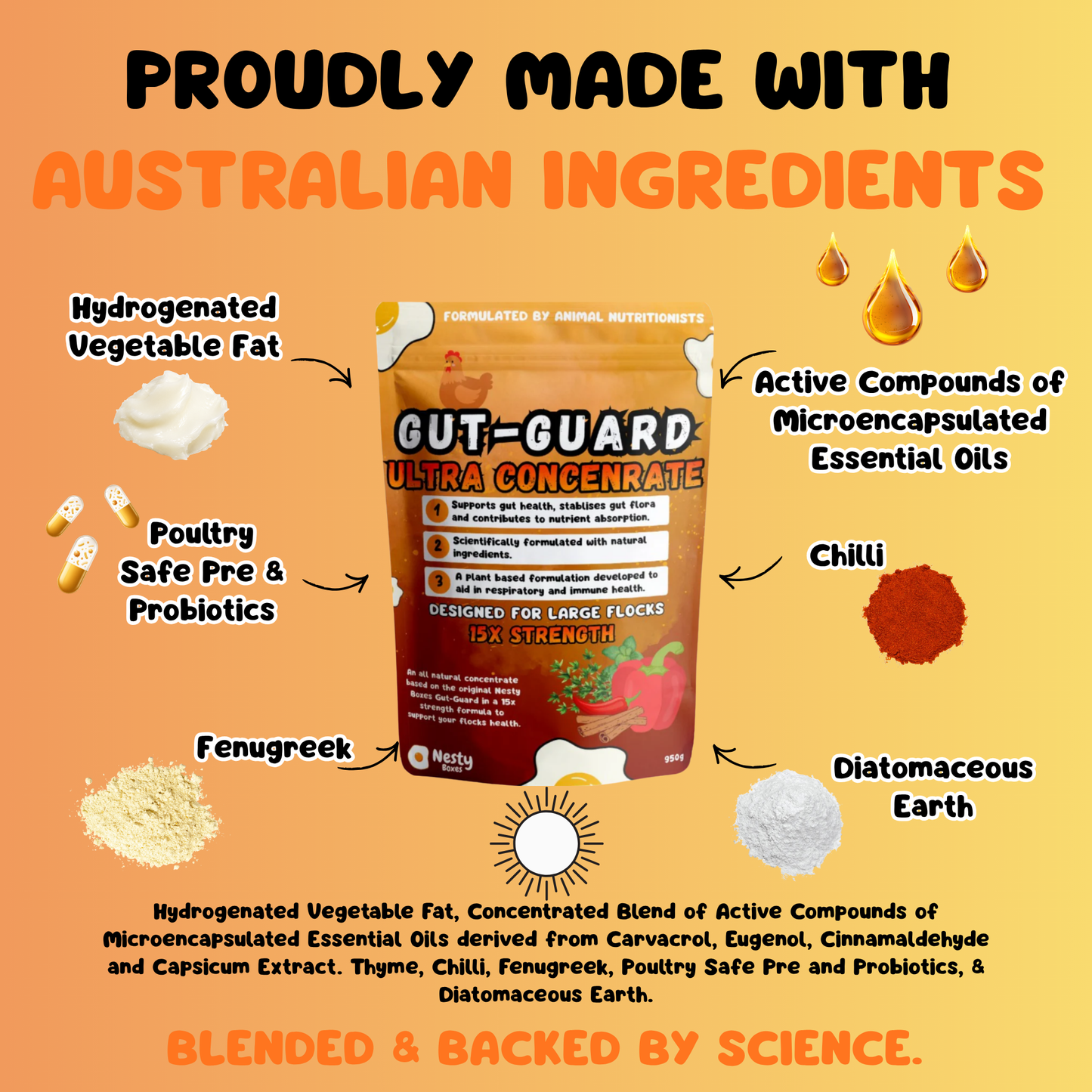 Healthy Hen Gut-Guard Ultra Concentrate