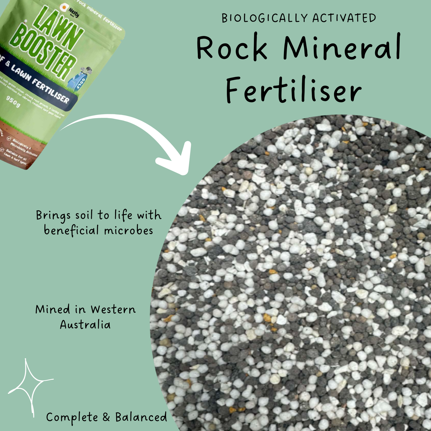 Lawn Booster - Turf & Lawn Fertiliser 950g