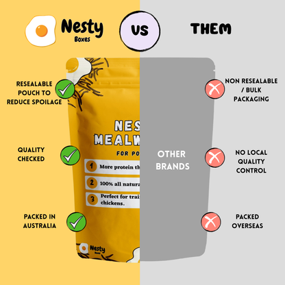 Nesty Dried Mealworms