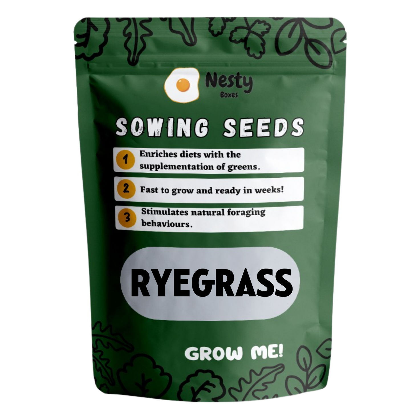 Nesty Chicken Ryegrass Sowing Seeds