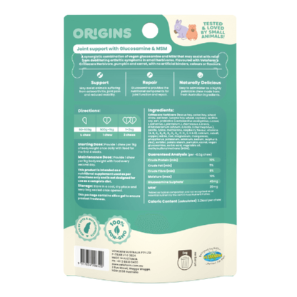 Vetafarm Origins Flex Joint Chews for Small Animals