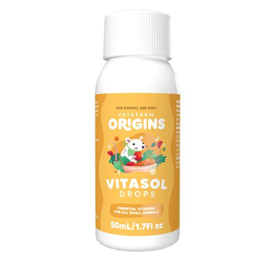 Vetafarm Origins Vitasol Drops for Small Pets